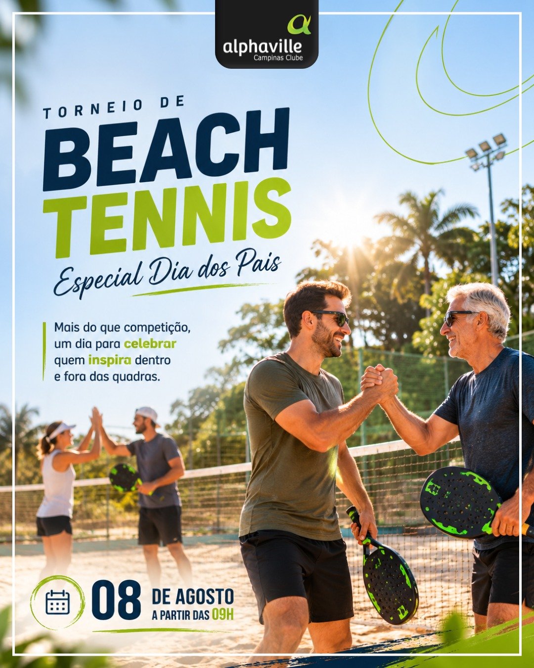 Dia dos Pais em quadra: esporte, diversão e momentos em família