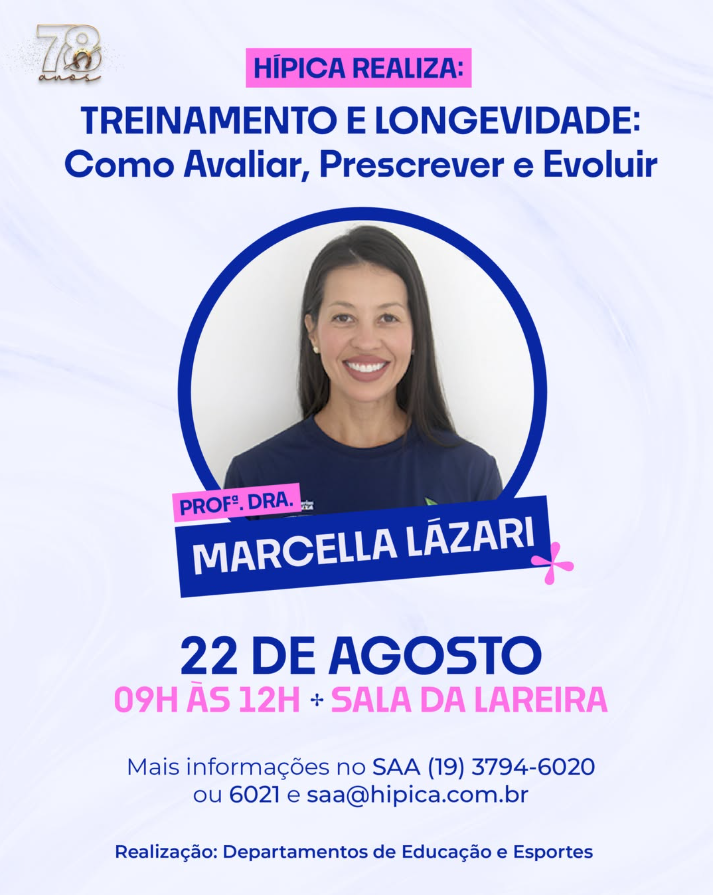 Hípica promove manhã de aprendizado sobre treinamento e longevidade
